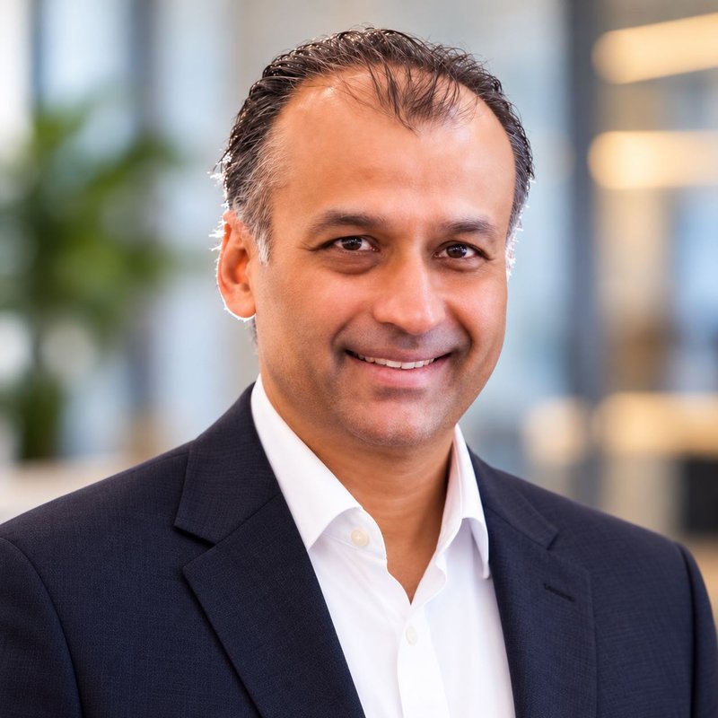 Portrait of Lalit Agrawal, founder of Cherry Group